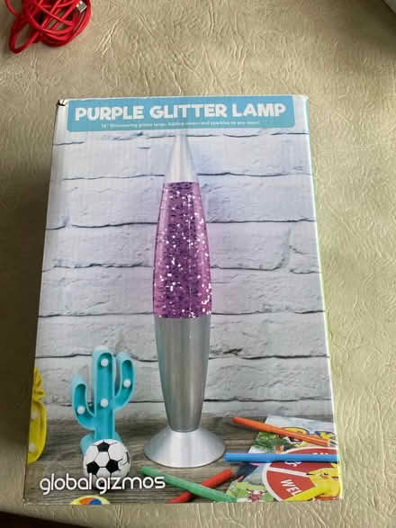 Photo of free Purple Glitter Lamp (M14) #1
