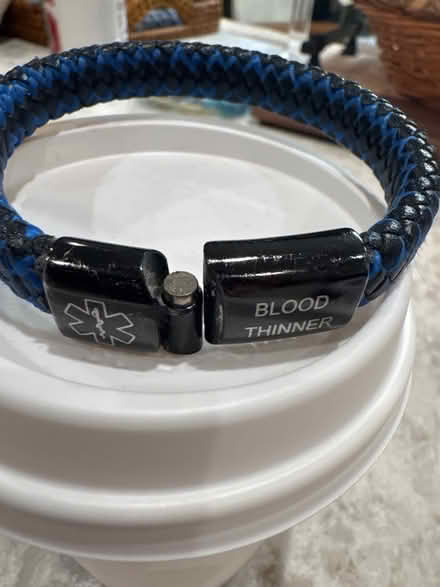 Photo of free Medic Alert Bracelet BLOOD THINNERS (S Bellmore) #2