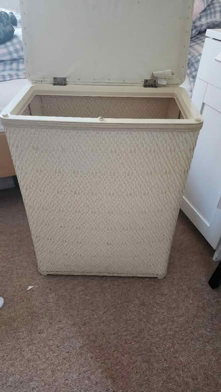 Photo of free White rattan laundry basket (Ham TW10) #2