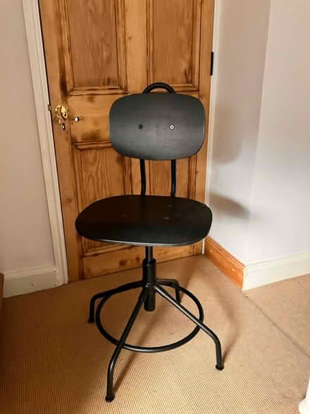 Photo of free Black IKEA Office chair (WR14 Malvern Link) #1