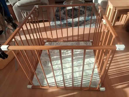 Photo of free wooden play-pen (Henlow SG16) #1