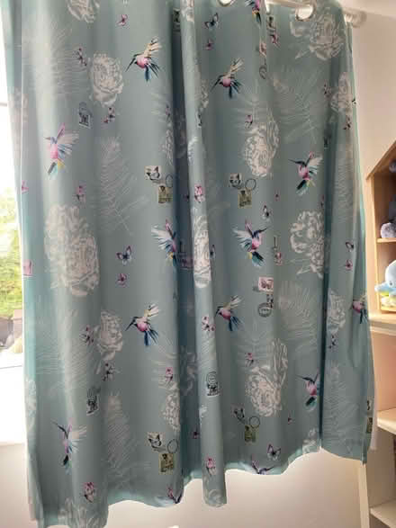 Photo of free curtains, duvet cover and lamp (Abingdon OX14) #3