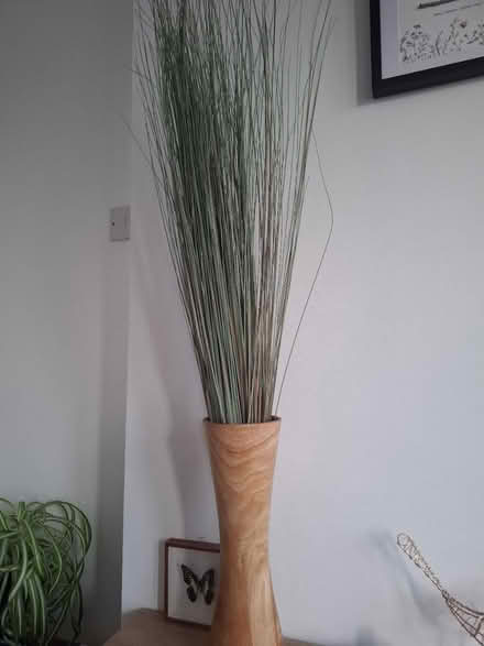 Photo of free artificial grass ornament & vase (BS30) #1