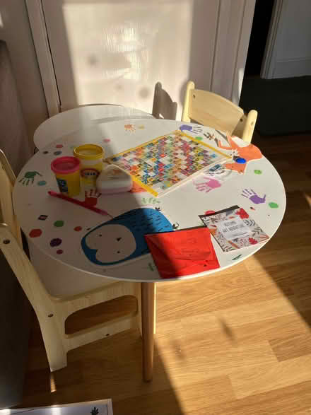 Photo of free Kids table and two chairs (Thorpe Hamlet NR1) #1