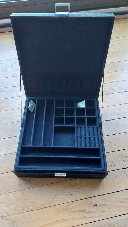 Photo of free Black 2 layer jewellery box (Berrylands KT5) #3