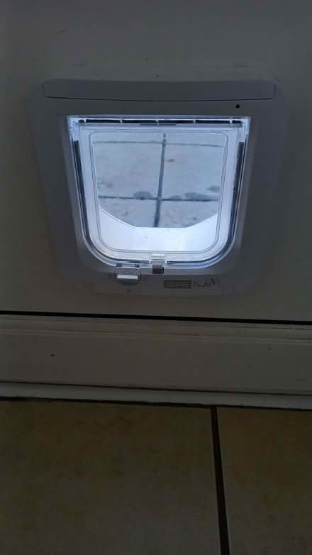 Photo of free Sureflap cat flap white (IP4) #1