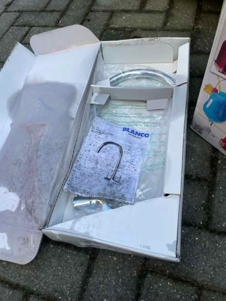 Photo of free Kitchen mixer tap, box is damaged but tap is in plastic (Jennyfield HG1) #1