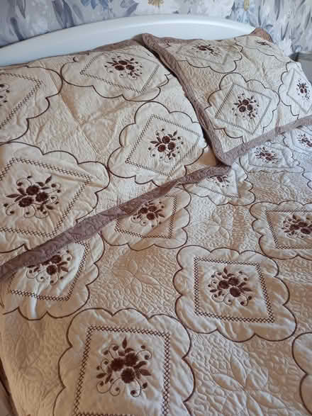 Photo of free Quilted Bedcover With Pillow Cases (CT6) #3