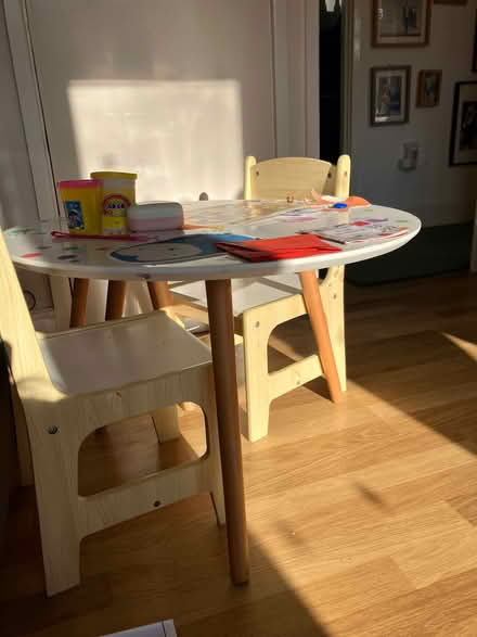 Photo of free Kids table and two chairs (Thorpe Hamlet NR1) #2