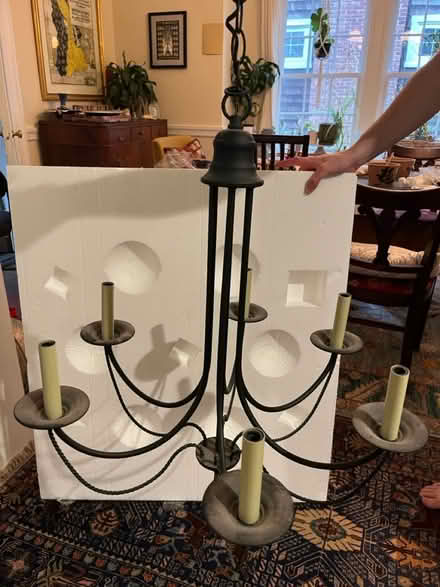 Photo of free Dining room Chandelier (Roland park/Evergreen) #2