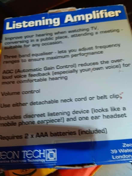 Photo of free Listening Amplifer (Knaresborough HG5) #2