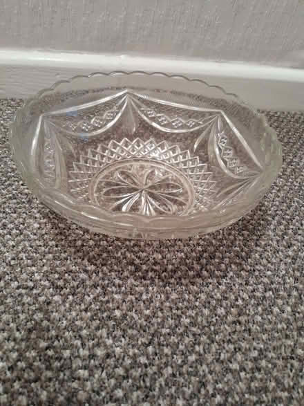 Photo of free Glass bowl (Barnard's Green WR14) #1