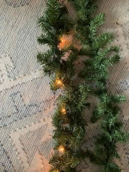 Photo of free Christmas garland - 40 ft total (berkeley) #1