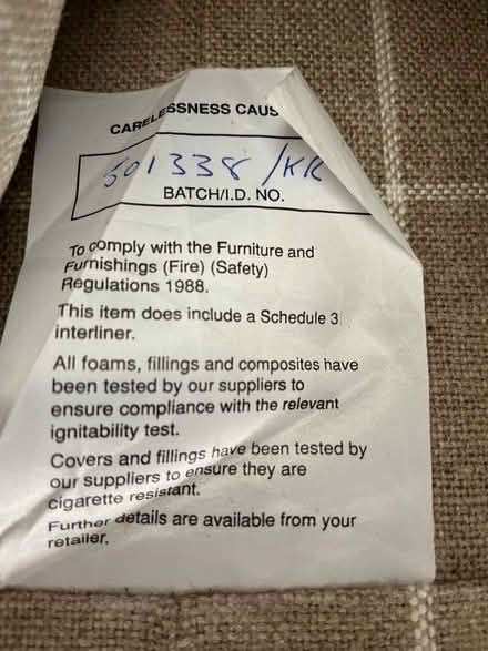 Photo of free Large 2 seater sofa (Cutteslowe OX2) #4