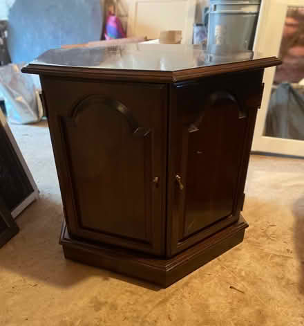 Photo of free Side table hexagon (Saratoga springs west side) #1