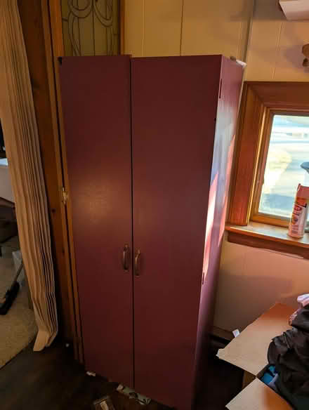 Photo of free Purple/burgundy cabinet (Elkton Heights neighborhood) #4