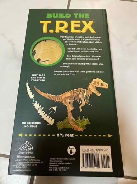 Photo of free 3d Puzzle T.Rex (Cupertino De anza) #2