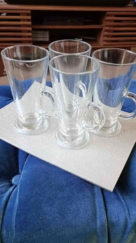 Photo of free Latte Glass Mugs x4 (Shiregreen S5) #2