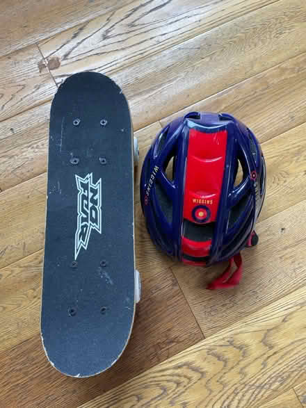 Photo of free Small skateboard and bike helmet (Gerrards Cross SL9) #3