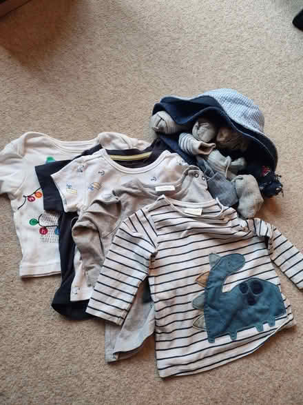 Photo of free 3-6 month tops, hats and socks (Penrith CA11) #1