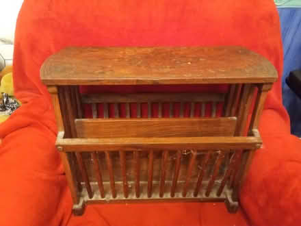 Photo of free Magazine rack/side table (Salfords) #1