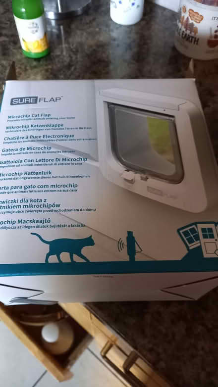 Photo of free Sureflap cat flap white (IP4) #2