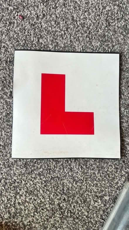 Photo of free Learner (L) Plates (South Reading RG2) #1