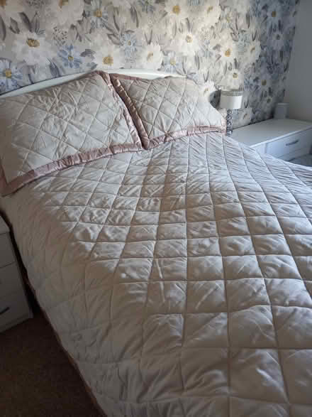 Photo of free Quilted Bedcover Plain Beige (CT6) #2