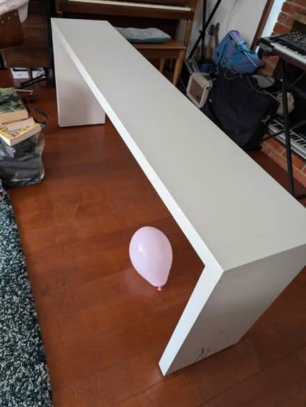 Photo of free White end console for queen bed (South Court, Palo Alto) #1