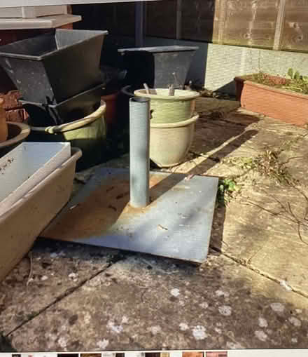 Photo of free Various garden pots/parasol stand (Cheltenham) #3