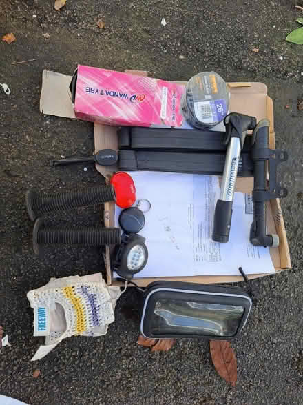 Photo of free Bag of mixed bike bits (Critchill, Frome) #1