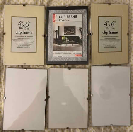 Photo of free Six 10 x 15 cm clip frames (Heronsgate end of Chorleywood) #1