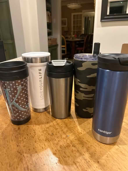 Photo of free Five (5) travel mugs (NW Evanston) #1