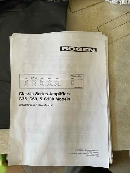 Photo of free Bogen amplifier (Cr. Valley & golden lantern) #3