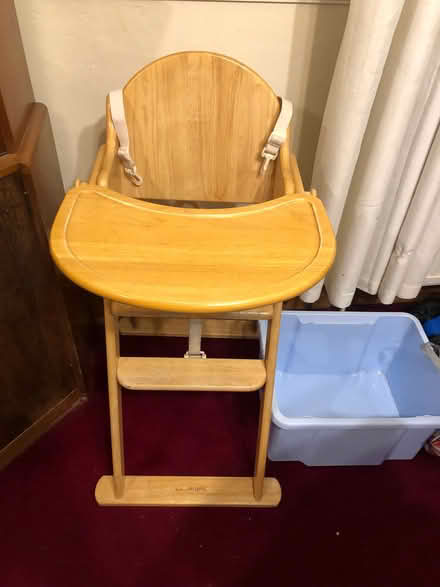Photo of free Wooden high chair (Nether Edge S7) #1