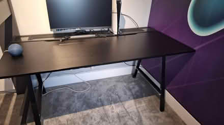 Photo of free Large black gaming desk (Teddington TW11) #3