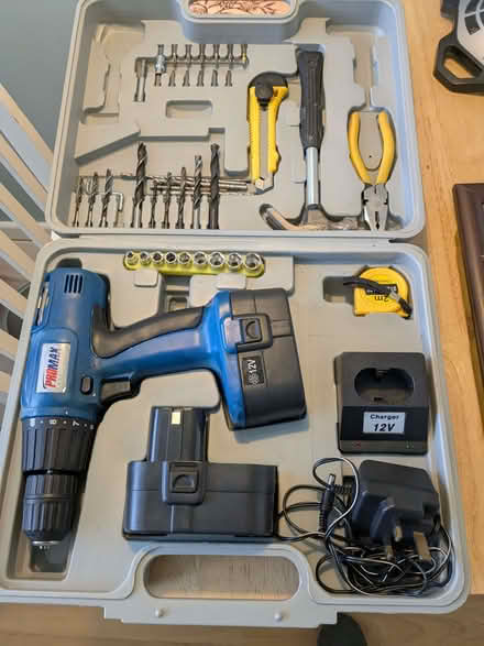 Photo of free Cordless drill and tool set (Gorse Covert WA3) #2