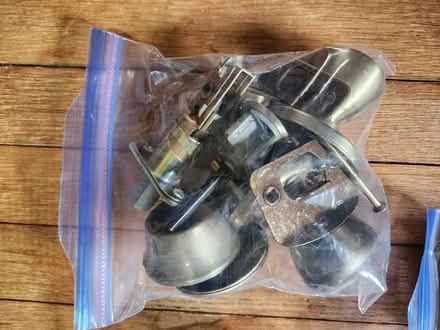 Photo of free Three Door Knob/Slide Bolt Sets (20722 - near Peace Cross) #3