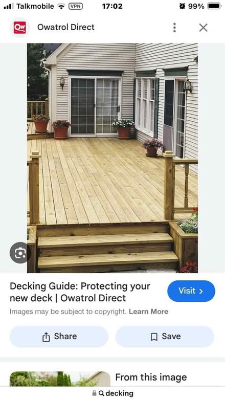 Photo of Old decking pine or composite (SM5) #1