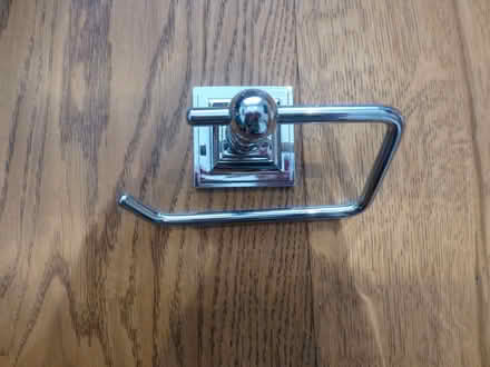 Photo of free 3 used pairs of chrome toilet roll and towel holders (Chiswell Green AL2) #4
