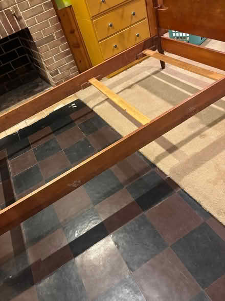 Photo of free Wooden twin bed frame (AU Park, DC) #3