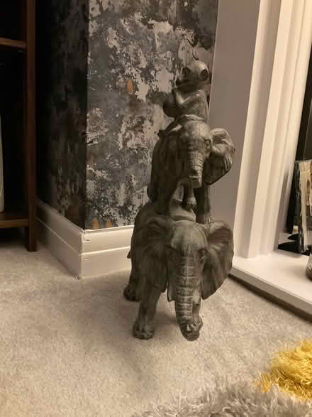 Photo of free Elephants/Monkey Ornament (Stockport SK3) #2