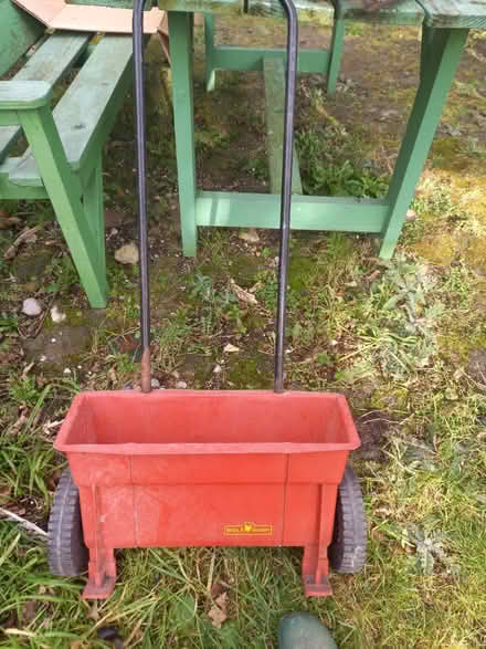 Photo of free Drop spreader for lawn seed or feed (East wall) #1