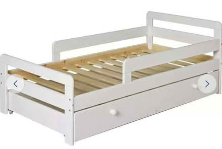 Photo of free Toddler bed with under drawer, matress and duvet (Greaves LA1) #1