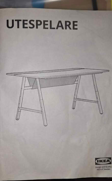 Photo of free Large black gaming desk (Teddington TW11) #1