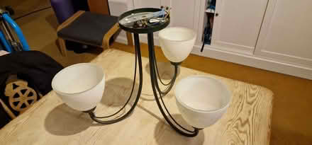 Photo of free Ceiling lamp fitting, three bulbs (Thrupp GL5) #1