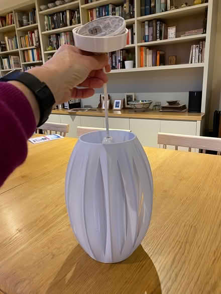 Photo of free White lampshade and fixing (Corsham) #1