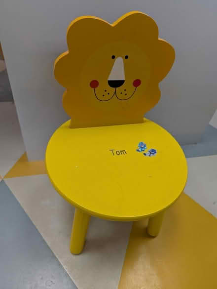 Photo of free Toddler chair with name Tom (Shooter's Hill SE18) #1