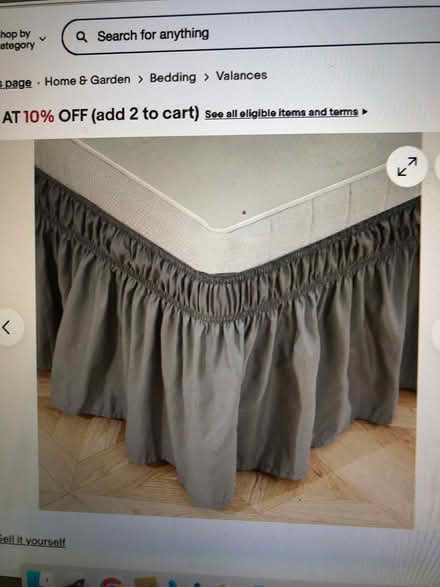 Photo of free Queen bed Valance Grey (Ettalong Beach) #1