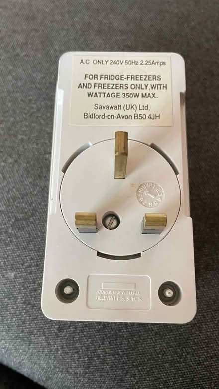 Photo of free Fridge freezer SAVA plug (Welling DA16) #2